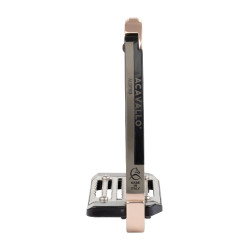 Etriers Acavallo Arena AluPro Rose titanium Etriers Acavallo Arena AluPro Rose titanium