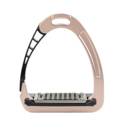 Etriers Acavallo Arena AluPro Rose titanium Etriers Acavallo Arena AluPro Rose titanium