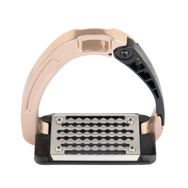 Etriers Acavallo Arena AluPro Rose titanium Etriers Acavallo Arena AluPro Rose titanium