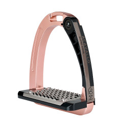 Étriers Acavallo Arena Alupro Junior Rose fantôme Gris Étriers Acavallo Arena Alupro Junior Rose fantôme Gris