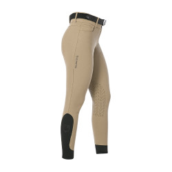 Pantalon d’équitation femme Equestro grip genoux taille haute Encens Beige Pantalon d’équitation femme Equestro grip genoux taille haute Encens Beige