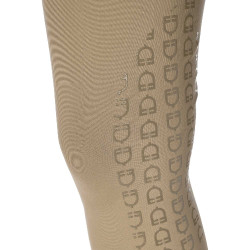 Dames rijbroek Equestro met kniestGrip hoge taille Wierook Beige Dames rijbroek Equestro met kniestGrip hoge taille Wierook Beige