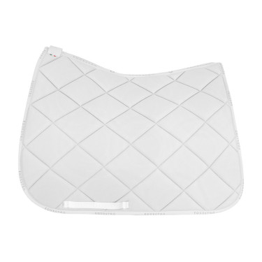 Tapis de dressage Equestro en tissu technique Blanc / blanc