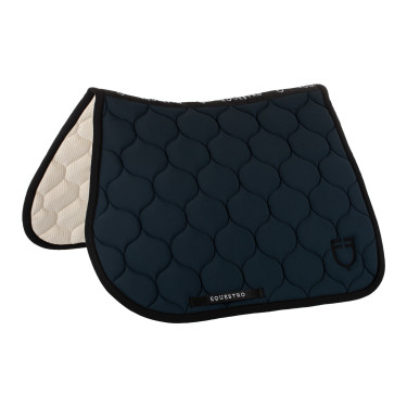 Gevoerde springmat van technisch textiel Equestro Marineblazer Marineblauw