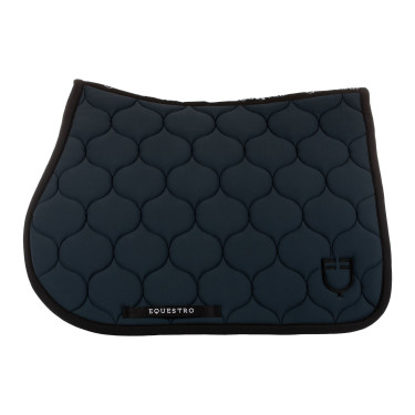 Gevoerde springmat van technisch textiel Equestro Marineblazer Marineblauw