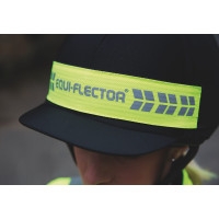 Bandeau de bombe Shires Equi-Flector® Jaune vif