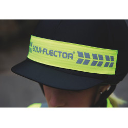 Shires Equi-Flector® veiligheidsband voor rijhelm Felgeel