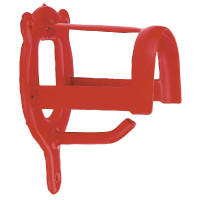 Porte-bridon Kerbl métal époxy Rouge Porte-bridon Kerbl métal époxy Rouge
