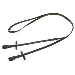 Rênes antidérapantes Covalliero 3 m Noir / marron