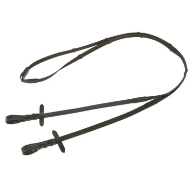 Rênes antidérapantes Covalliero 3 m Noir / marron