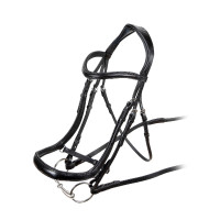 Bridon à caveçon ergonomique Shires Velociti Rapida Bridon à caveçon ergonomique Shires Velociti Rapida