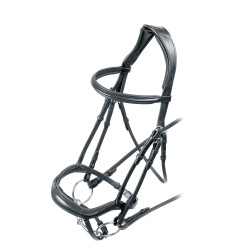 Bridon ergonomique à muserolle française Shires Velociti Rapida