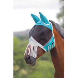 Vliegenmasker met franjes neus Shires FlyGuard Pro