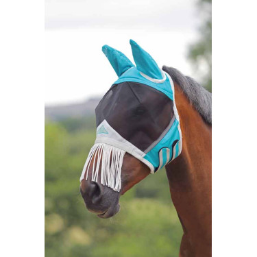 Vliegenmasker met franjes neus Shires FlyGuard Pro