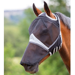 Vliegenmasker met neusbescherming Shires zonder oren FlyGuard Pro