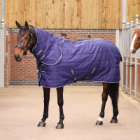 Staldeken Original 100 + halsstuk Shires Tempest Marine Marineblauw Staldeken Original 100 + halsstuk Shires Tempest Marine Marineblauw
