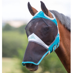 Vliegenmasker met neusbescherming Shires zonder oren FlyGuard Pro Vliegenmasker met neusbescherming Shires zonder oren FlyGuard Pro