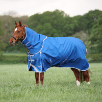 Couverture d'extérieur Original 200 + couvre-cou Shires Highlander Bleu Couverture d'extérieur Original 200 + couvre-cou Shires Highlander Bleu