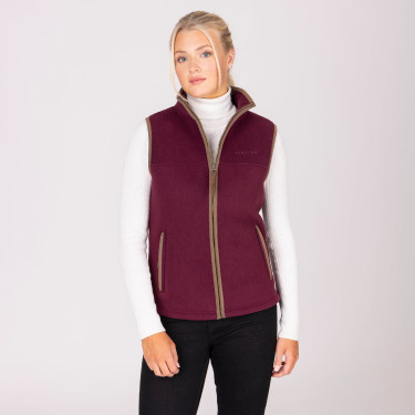 Shires Aubrion Core fleecebodywarmer Bordeaux