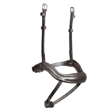 Ergonomische Franse neusriem Shires Velociti Lusso Havana Bruin