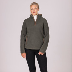 Fleece half-zip Core Shires Aubrion Groen