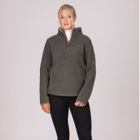 Polaire demi-zip Core Shires Aubrion Vert