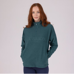 Aubrion Shires Equestrian kwart-zip fleece Tijm Groen Aubrion Shires Equestrian kwart-zip fleece Tijm Groen