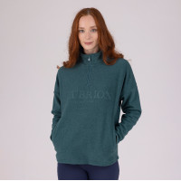 Polaire quart de zip Equestrian Shires Aubrion Thym Vert Polaire quart de zip Equestrian Shires Aubrion Thym Vert