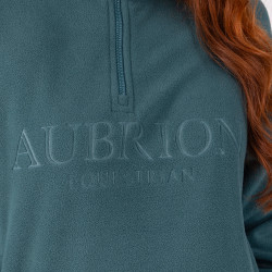 Aubrion Shires Equestrian kwart-zip fleece Tijm Groen Aubrion Shires Equestrian kwart-zip fleece Tijm Groen