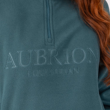 Aubrion Shires Equestrian kwart-zip fleece Tijm Groen Aubrion Shires Equestrian kwart-zip fleece Tijm Groen