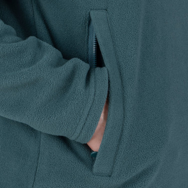 Polaire quart de zip Equestrian Shires Aubrion Thym Vert