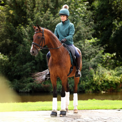 Aubrion Shires Equestrian kwart-zip fleece Tijm Groen Aubrion Shires Equestrian kwart-zip fleece Tijm Groen