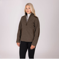 Polaire quart de zip Heritage unisexe Shires Aubrion Olive foncé Kaki Polaire quart de zip Heritage unisexe Shires Aubrion Olive foncé Kaki