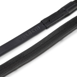 Rênes caoutchouc à insert nylon Shires Velociti Lusso