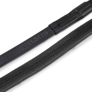 Rênes caoutchouc à insert nylon Shires Velociti Lusso