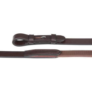 Rênes Pro Elite Shires Velociti Lusso Havane Marron Rênes Pro Elite Shires Velociti Lusso Havane Marron