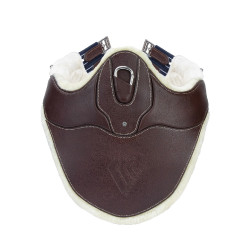 Sangle bavette Elite Shires Velociti Lusso Havane Marron
