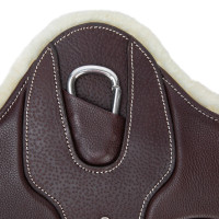Sangle bavette Elite Shires Velociti Lusso Havane Marron