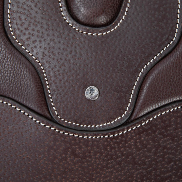 Elastische singel met noppen Shires Velociti Lusso Elite Havana Bruin