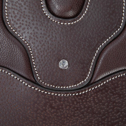 Sangle bavette Elite Shires Velociti Lusso Havane Marron