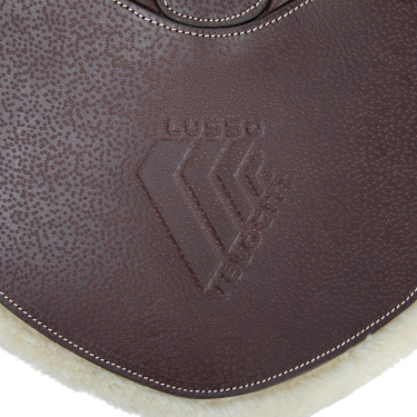 Elastische singel met noppen Shires Velociti Lusso Elite Havana Bruin