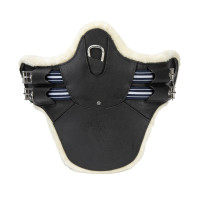 Korte singel met noppen Shires Velociti Lusso Elite Zwart