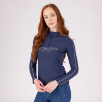 Sous-couche manches longues Equestrian Shires Aubrion Minuit Bleu