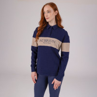 Sweat à boutons Equestrian Shires Aubrion Minuit / taupe Bleu