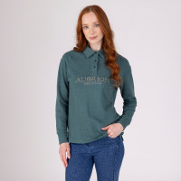 Sweat à boutons Equestrian Shires Aubrion Thym Vert
