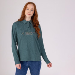 Aubrion Equestrian Shires sweatshirt met knopen Tijm Groen