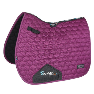 Tapis de selle Air Motion Luxe Shires Arma Prune Violet Tapis de selle Air Motion Luxe Shires Arma Prune Violet