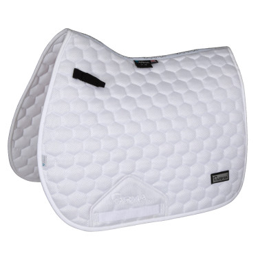 Tapis de selle Air Motion Luxe Shires Arma Blanc