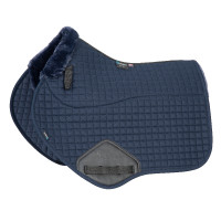 Tapis de selle d'obstacle SupaFleece Shires Arma Marine Bleu marine