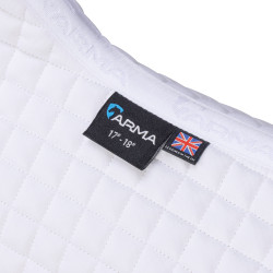 Tapis de selle de dressage numéroté Shires Arma